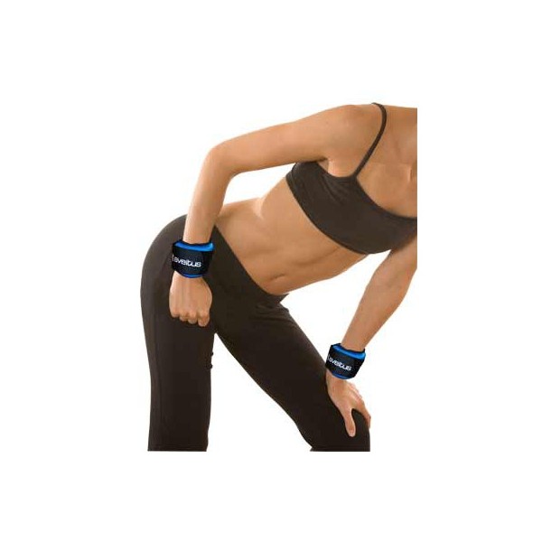 Bande lestée Fitness Néoprène 2 kg de Sveltus : la paire